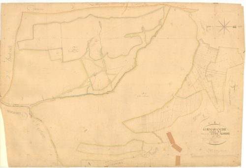 Cormaranche-en-Bugey (Plateau d'Hauteville, Ain, France ; ancienne commune) - 3 P 5525 - 3 P 5525 -  Feuille 1  (1838)