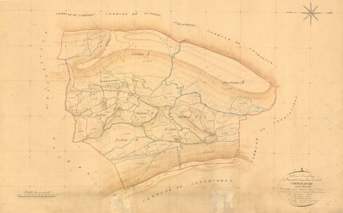 Cormaranche-en-Bugey (Plateau d'Hauteville, Ain, France ; ancienne commune) - 3 P 5517 - 3 P 5517 -  Tableau général  (1838)