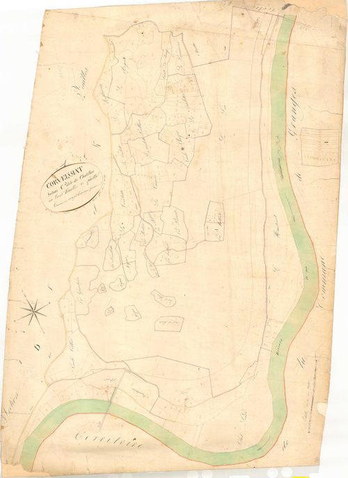Corveissiat - 3 P 5588 - 3 P 5588 -  Feuille 3  (1834)