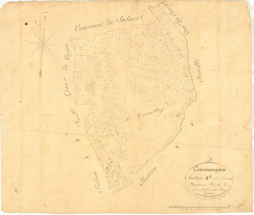 Courmangoux - 3 P 5598 - 3 P 5598 -  Feuille 4  (1827)