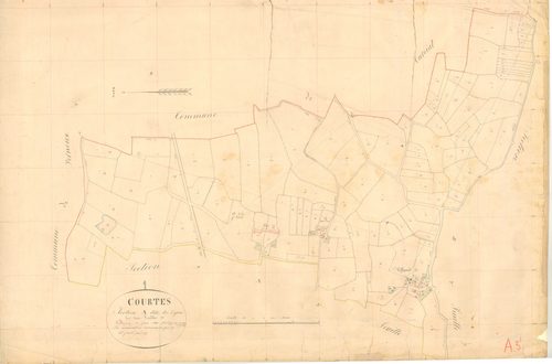 Courtes - 3 P 5619 - 3 P 5619 -  Feuille 3  (1841)