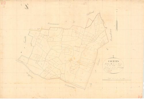 Courtes - 3 P 5620 - 3 P 5620 -  Feuille 1  (1841)