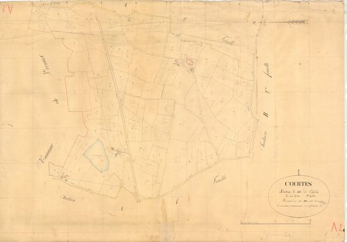 Courtes - 3 P 5618 - 3 P 5618 -  Feuille 2  (1841)