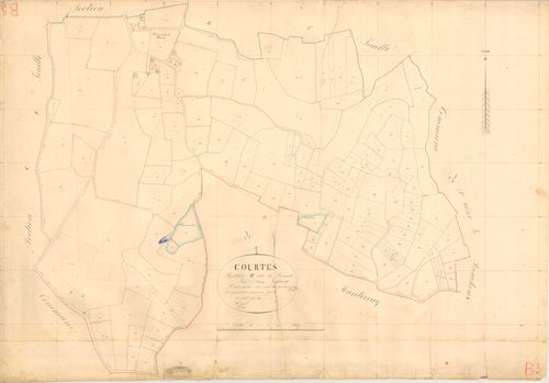 Courtes - 3 P 5622 - 3 P 5622 -  Feuille 3  (1841)