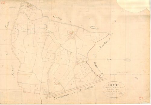 Courtes - 3 P 5624 - 3 P 5624 -  Feuille 2  (1841)
