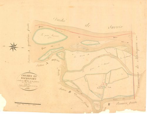 Cressin-Rochefort - 3 P 5649 - 3 P 5649 -  Feuille 5  (1835)