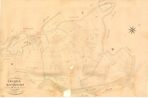Cressin-Rochefort - 3 P 5651 - 3 P 5651 -  Feuille 2  (1835)