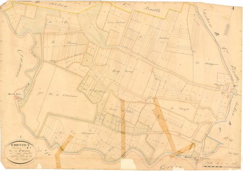 Crottet - 3 P 5665 - 3 P 5665 -  Feuille 7  (1834)