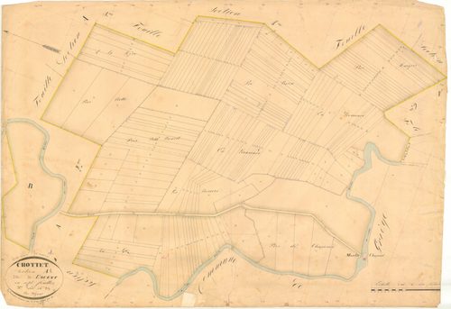 Crottet - 3 P 5663 - 3 P 5663 -  Feuille 5  (1834)