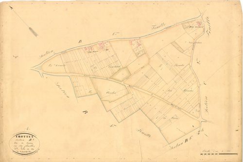 Crottet - 3 P 5668 - 3 P 5668 -  Feuille 3  (1834)