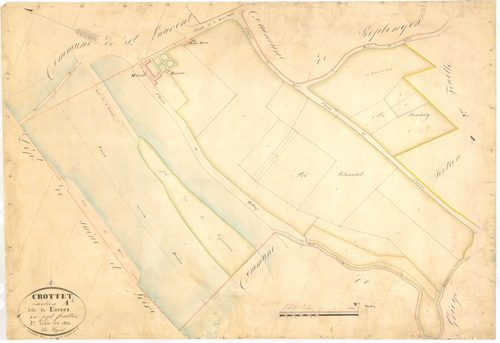 Crottet - 3 P 5659 - 3 P 5659 -  Feuille 1  (1834)