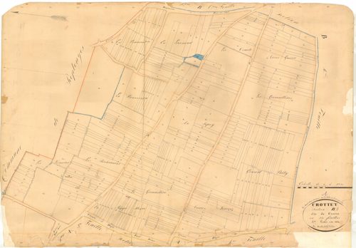 Crottet - 3 P 5670 - 3 P 5670 -  Feuille 5  (1834)