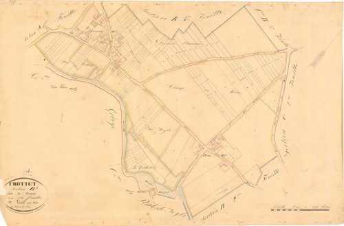 Crottet - 3 P 5666 - 3 P 5666 -  Feuille 1  (1834)