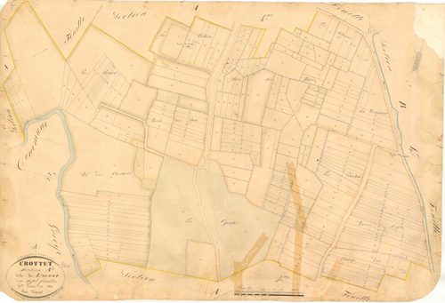 Crottet - 3 P 5664 - 3 P 5664 -  Feuille 6  (1834)