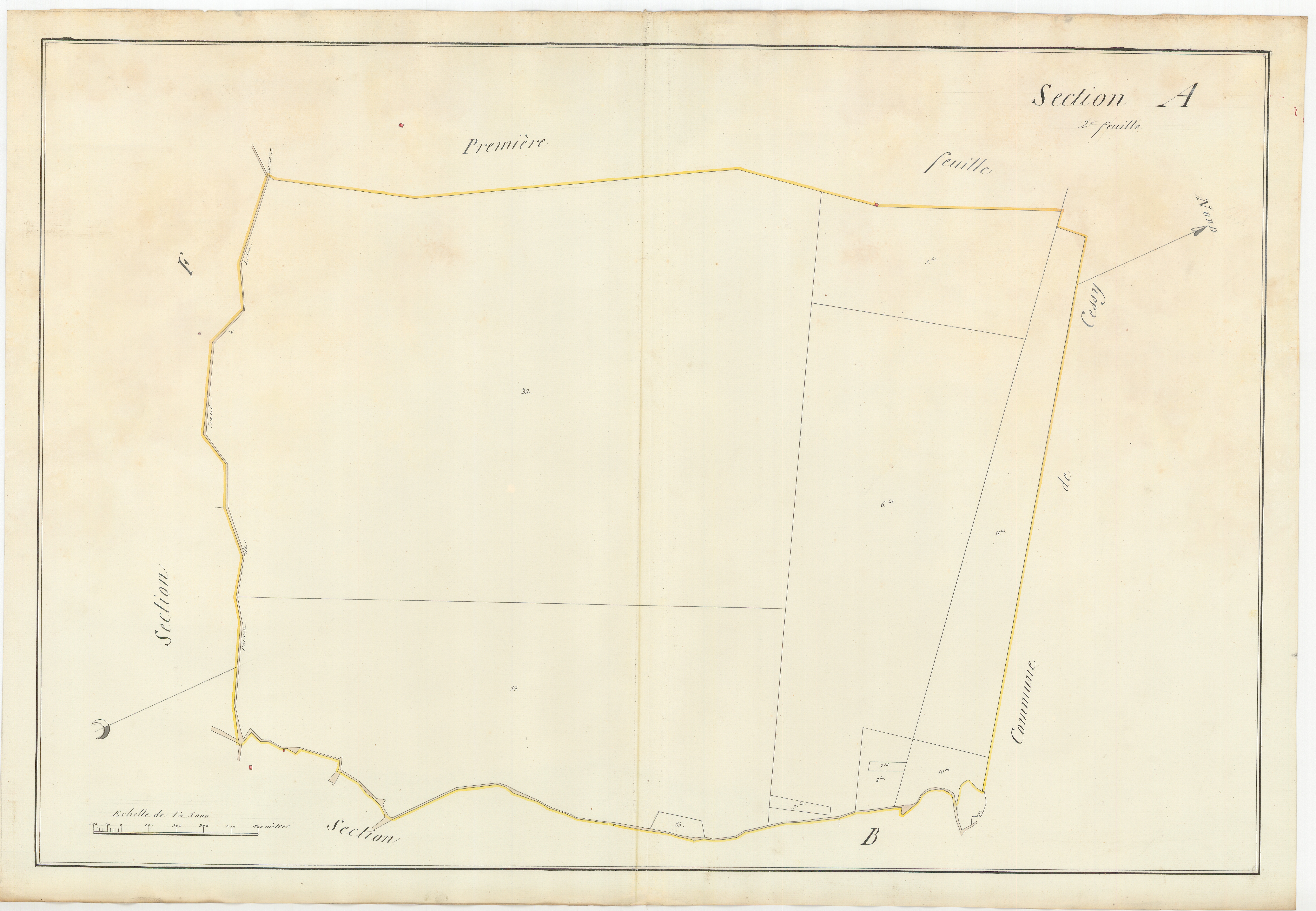 Crozet - 3 P 10097-3 - 3 P 10097-3 -  Feuille 2  (1807)