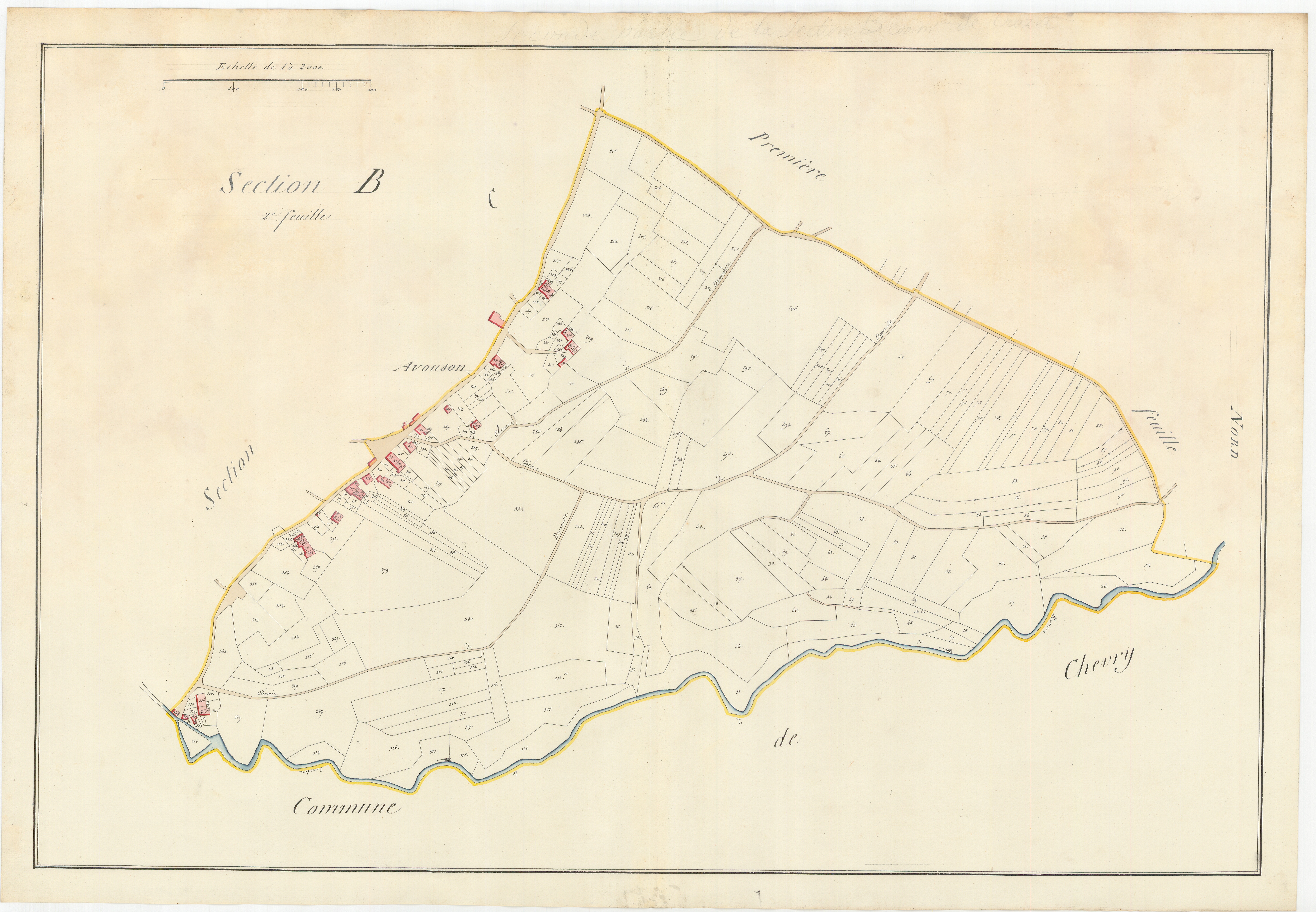 Crozet - 3 P 10097-5 - 3 P 10097-5 -  Feuille 2  (1807)