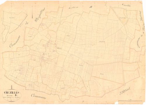 Cruzilles - 3 P 5707 - 3 P 5707 -  Feuille 2  (1834)