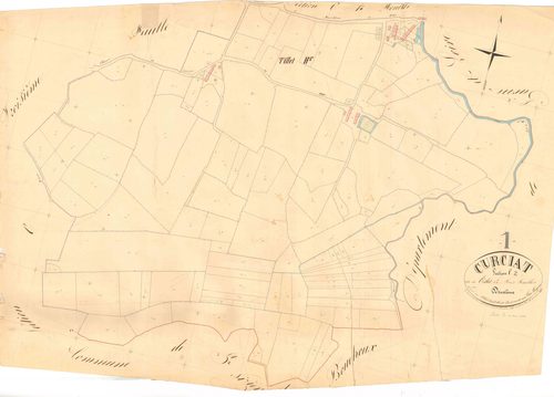 Curciat-Dongalon - 3 P 5757 - 3 P 5757 -  Feuille 2  (1842)
