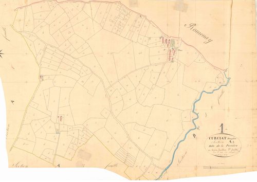 Curciat-Dongalon - 3 P 5752 - 3 P 5752 -  Feuille 3  (1842)
