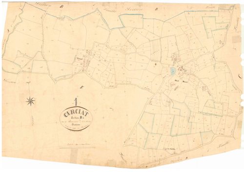 Curciat-Dongalon - 3 P 5754 - 3 P 5754 -  Feuille 2  (1842)