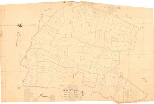 Curciat-Dongalon - 3 P 5750 - 3 P 5750 -  Feuille 1  (1842)