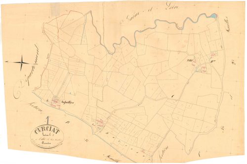 Curciat-Dongalon - 3 P 5756 - 3 P 5756 -  Feuille 1  (1842)