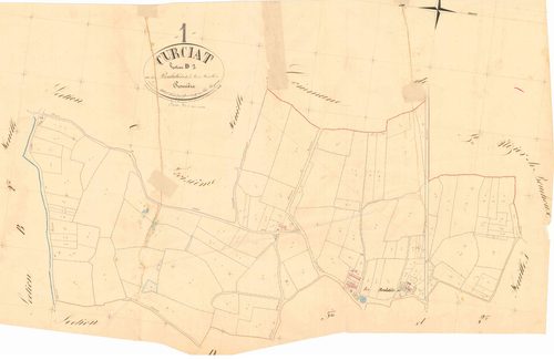 Curciat-Dongalon - 3 P 5759 - 3 P 5759 -  Feuille 1  (1842)