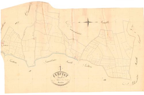 Curciat-Dongalon - 3 P 5758 - 3 P 5758 -  Feuille 3  (1842)