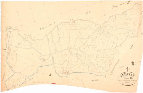 Curciat-Dongalon - 3 P 5753 - 3 P 5753 -  Feuille 1  (1842)