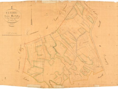 Cuzieu - 3 P 5772 - 3 P 5772 -  Feuille 1  (1833)