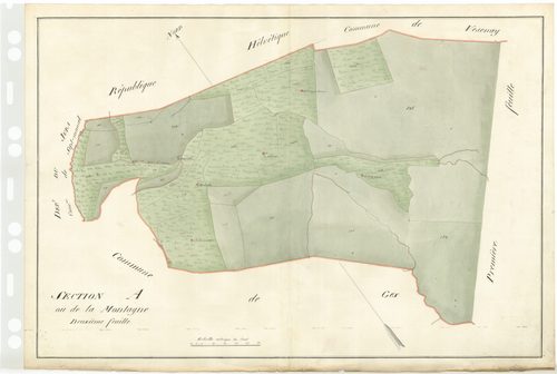 Divonne-les-Bains - 3 P 10090-3 - 3 P 10090-3 -  Feuille 2  (1807)