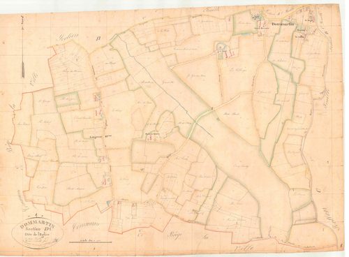 Dommartin (Bâgé-Dommartin, Ain, France ; ancienne commune) - 3 P 5834 - 3 P 5834 -  Feuille 1  (1836)
