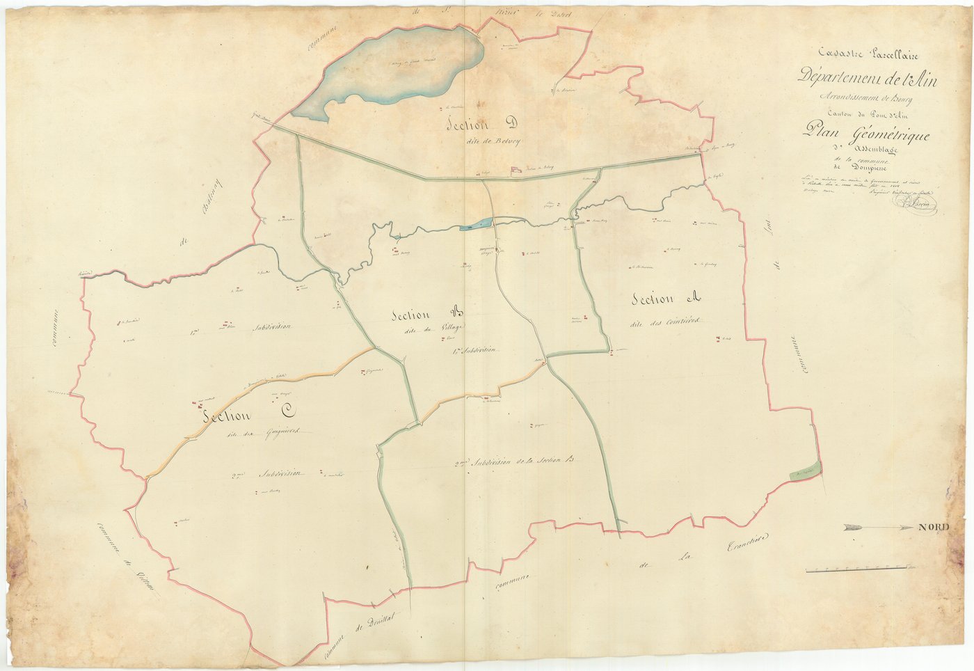 Dompierre-sur-Veyle - 3 P 10072-1 - 3 P 10072-1 -  Tableau d'assemblage  (1808)