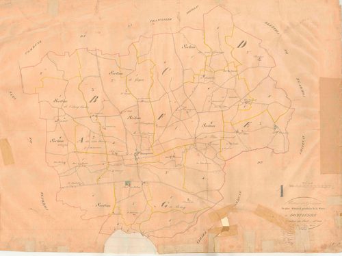 Dompierre-sur-Veyle - 3 P 5841 - 3 P 5841 -  Tableau d'assemblage  (1844)