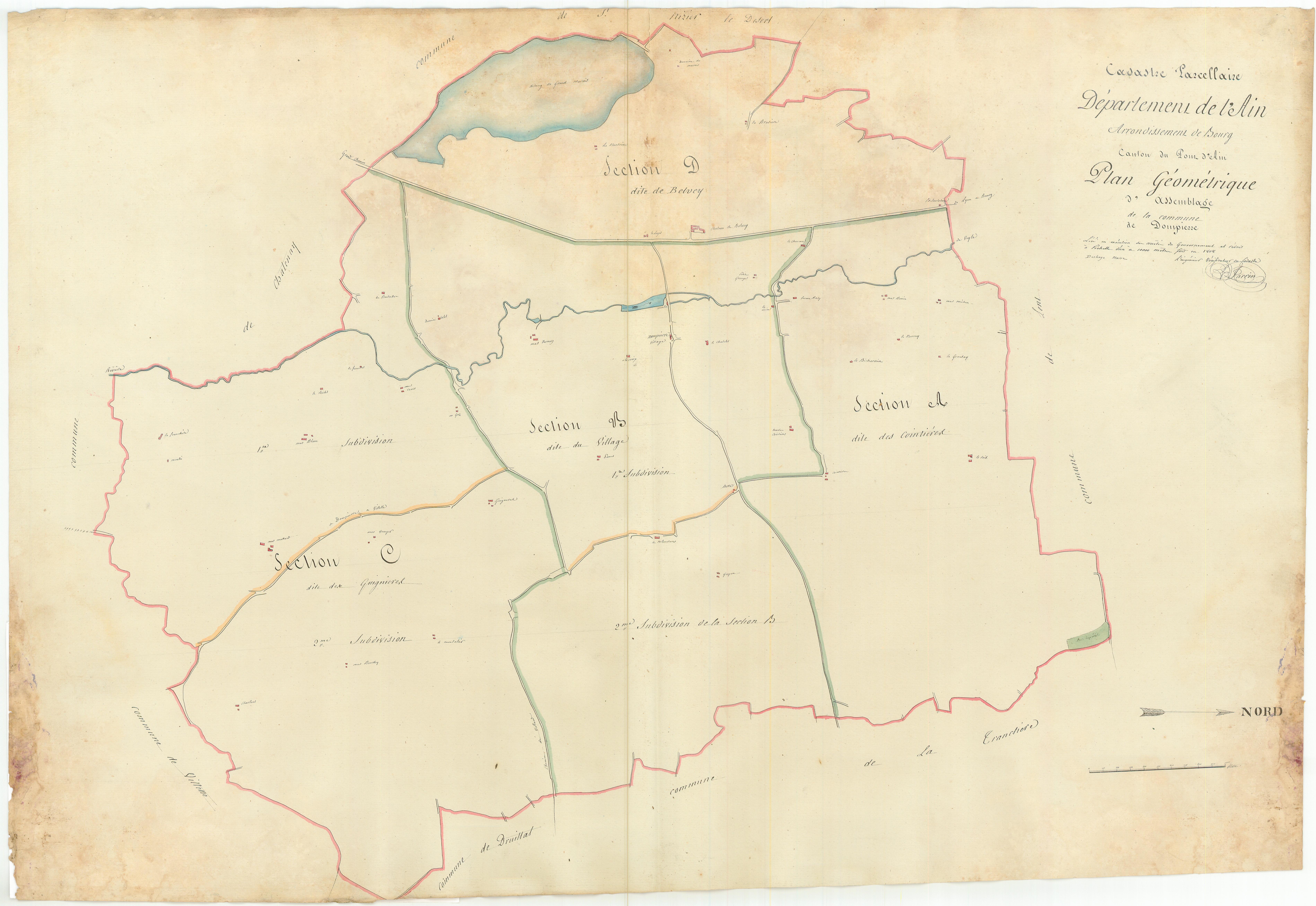 Dompierre-sur-Veyle - 3 P 10072-1 - 3 P 10072-1 -  Tableau d'assemblage  (1808)