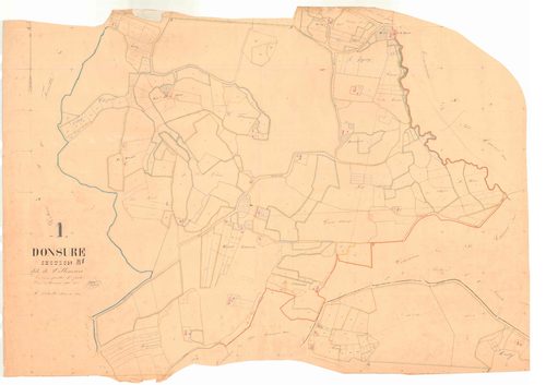 Domsure - 3 P 5872 - 3 P 5872 -  Feuille 1  (1836)