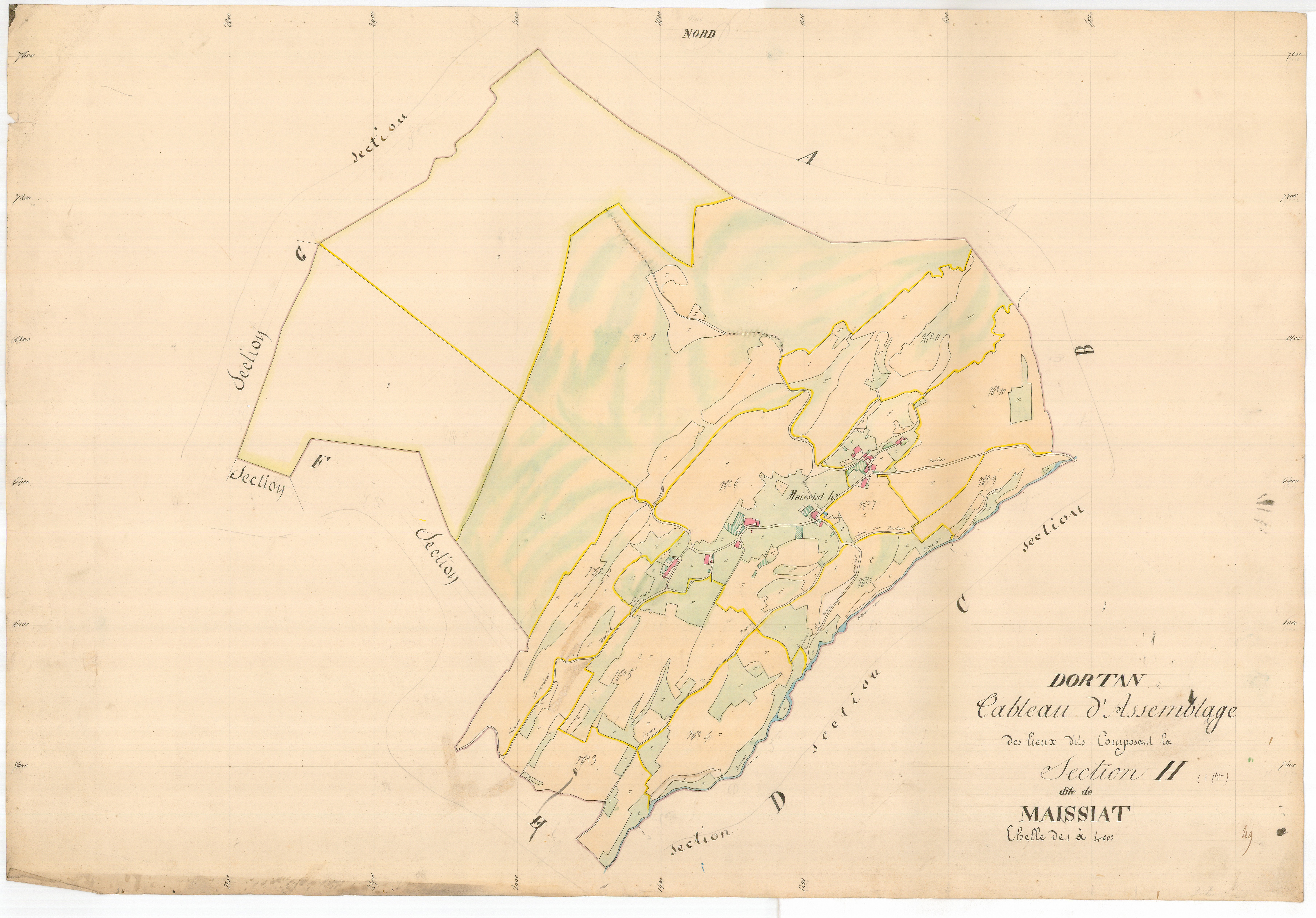 Dortan - 1777 W 166-8 - 1777 W 166-8 -  Section H  (1839)