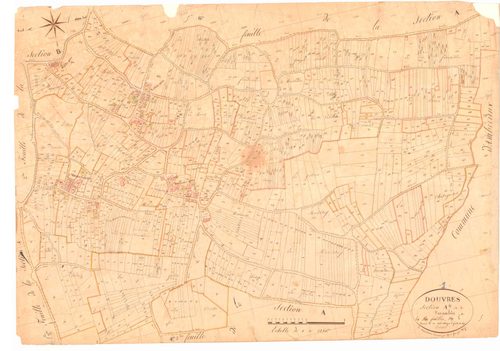Douvres - 3 P 5929 - 3 P 5929 -  Feuille 4  (1827)