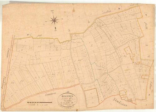 Douvres - 3 P 5928 - 3 P 5928 -  Feuille 3  (1827)