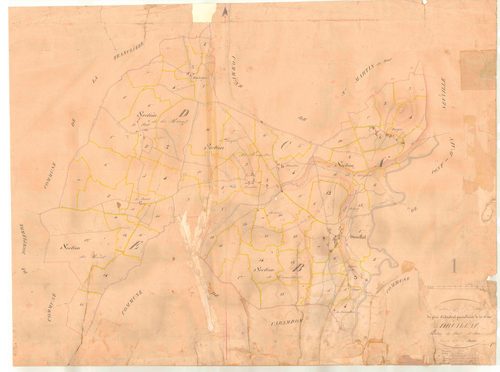 Druillat - 3 P 5946 - 3 P 5946 -  Tableau d'assemblage  (1845)