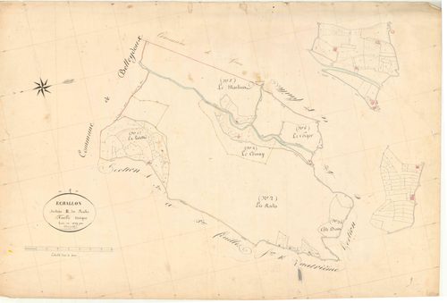Échallon - 3 P 6019 - 3 P 6019 -  Feuille 1  (1839)