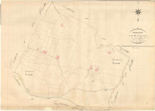 Échallon - 3 P 6017 - 3 P 6017 -  Feuille 4  (1839)