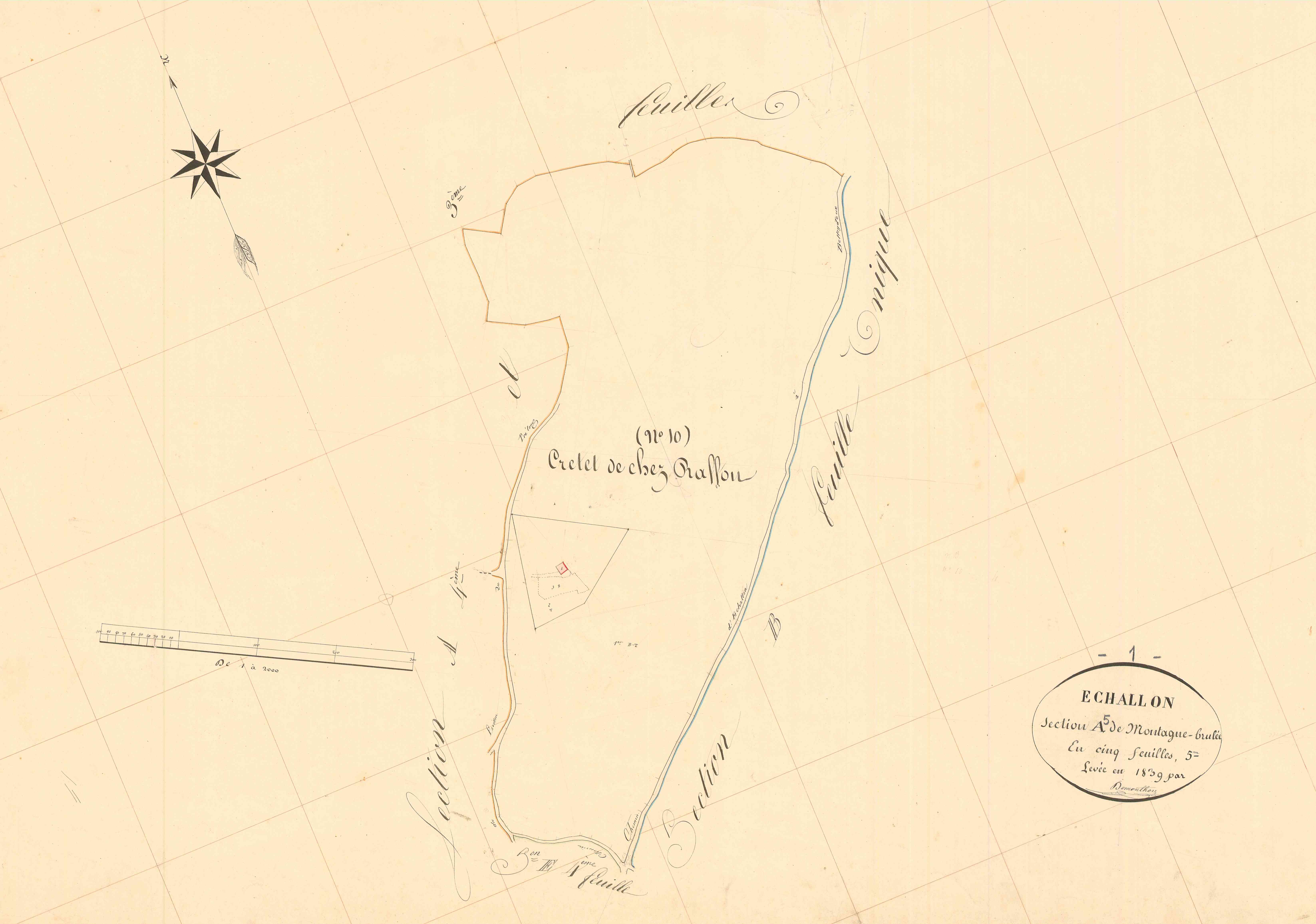 Échallon - 3 P 6018 - 3 P 6018 - Feuille 5 (1839)