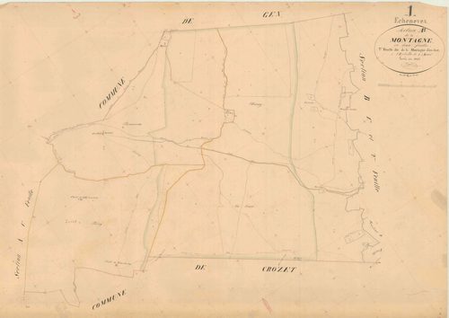 Échenevex - 3 P 6050 - 3 P 6050 -  Feuille 2  (1845)