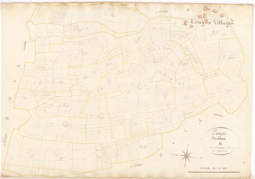 Évosges - 3 P 10113-4 - 3 P 10113-4 -  Feuille 2  (1812)