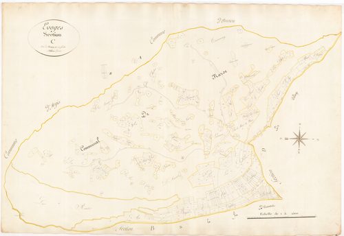 Évosges - 3 P 10113-6 - 3 P 10113-6 -  Feuille 1  (1812)