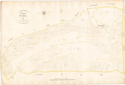 Évosges - 3 P 10113-7 - 3 P 10113-7 -  Feuille 1  (1812)