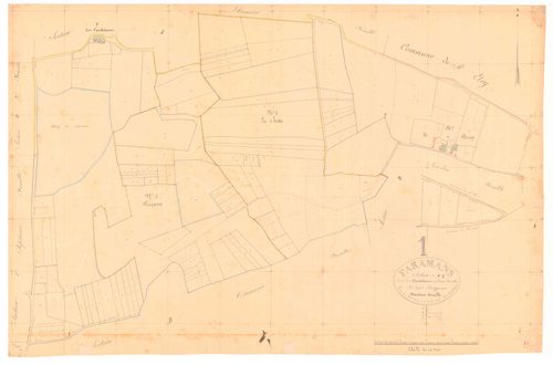 Faramans - 3 P 6086 - 3 P 6086 -  Feuille 2  (1839)