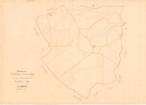 Faramans - 3 P 6084 - 3 P 6084 -  Section D  (1839)