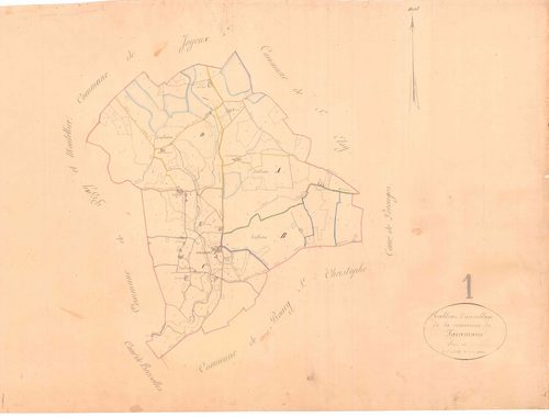 Faramans - 3 P 6080 - 3 P 6080 -  Tableau général  (1839)